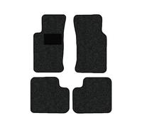 Tapis de Voiture Compatible avec Ford Sierra Type GB, BNG (Construction 1987-1993), Robust Anthracite | 4 pcs. | Contour Argent