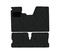 Tapis de Voiture Compatible avec Renault 4 Type 112, R21, R23 (Construction 1962-1993), Robust Anthracite | Taille spéciale | Contour Argent