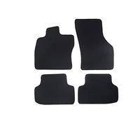 Tapis de Voiture Compatible avec Suzuki Wagon R/R+ Type MM (Construction 2000-2016), Hit Noir | 4 pcs. | Contour Bleu Clair