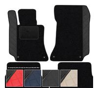Tapis de Voiture en Moquette - 3 pièces - Tapis de Sol antidérapant pour Automobile - Un Design Accrocheur - Adapte pour: Mercedes-Benz Vito III W447 Depuis 2015 - Noir