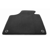 Tapis de voiture en velours kh Teile - Place conducteur - Original et de qualité - Noir