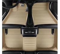 Tapis De Voiture Ensemble Complet Tapis Sol Imperméables Voitures pour Infiniti QX55 2021 2022 2023 2024 2025 2026, Tous Temps Tapis Et Moquettes(Striped Beige)