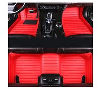 Tapis de Voiture Ensemble Tapis Sol Voiture pour Range pour Rover pour Evoque 2016-2019 Accessoires Imperméables Mignons Tapis Intérieurs Automatiques Kit Tapis Voiture(Rouge)