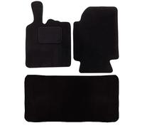 Tapis de Voiture et Coffre en Moquette avec nom brodé compatibles avec Smart 1a série W450