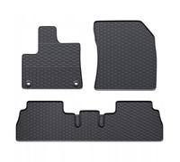 Tapis de voiture Geyer& Hosaja pour Peugeot Partner III à partir de 2018 sur mesure en caoutchouc | Matériau résistant | Surface antidérapante | Imperméable