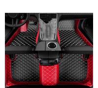 Tapis De Voiture pour BMW pour Série 7 E38 1994 1995 1996 1997 1998 1999 2000 2001 Tapis De Sol De Voiture(Red Black 5 Seat)