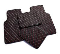 Tapis de Voiture pour BYD Dolphin Surf 2025, Tapis de Sol en Cuir Couverture Complète Durable Imperméables Anti-dérapant Accessoires Intérieurs,C/Black-Red