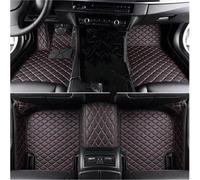 Tapis De Voiture pour Ford pour Mustang 2011 2012 2013 2014 Tapis De Sol De Voiture À Couverture Complète 3D(Black Red 5 Seat)