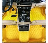 Tapis De Voiture pour Ford pour Taurus 2022 2023 2024 2025 2026 Tapis De Sol Voitures Tous Temps Imperméable Ensemble Complet Tapis Et Moquettes(Jaune)