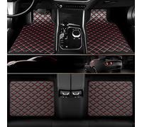 Tapis de Voiture pour Lancia Ypsilon 2025 2024, Cuir Tapis de Sol Voiture Tous Temps pour Voiture Protection Imperméable et Antidérapant - Accessoire Voiture Interieur,Black-C