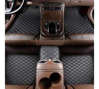 Tapis de Voiture pour Mini Countryman F60 2017-2022, Ensemble Complet Luxe en Cuir Imperméable Antidérapant Protecteur de Sol Automobile,A