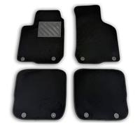 Tapis de Voiture sur Mesure pour Audi A3 8L 1996-2003, antidérapant, Talonnette en Caoutchouc renforcée, Boutons de Fixation