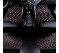 Tapis De Voiture - sur Mesure pour Fiat Stilo Multi Wagon 2002 2003 2004 2005 2006 2007 2008, Tapis De Sol Durable ImperméAbles Et AntidéRapants Ensemble,Black-Red