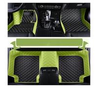 Tapis De Voiture Tapis De Sol De Voiture en Cuir pour Genesis G80 2024, Accessoires D'intérieur Imperméables Tapis De Sol(Vert foncé)