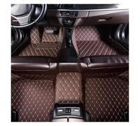 Tapis De Voiture Tapis De Sol De Voiture pour BMW Série 5 E60 2004 - 2010, Couverture Complète en Cuir, Revêtement De Sol De Luxe Tapis De Sol Voiture(Café)
