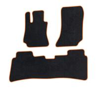Tapis de Voiture Tapis De Sol Imperméables Et Antidérapants pour Benz Classe E L/4/5 Places (W212) 2011-2015(Orange)