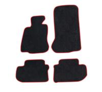 Tapis de Voiture Tapis De Sol Imperméables Et Antidérapants pour Série 6 Deux/Quatre Portes (F06/F12) 2011-2018(Rosso)