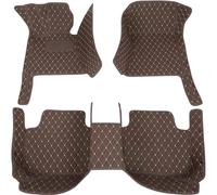 Tapis de Voiture Tapis De Sol Imperméables Et Antidérapants pour Tesla pour Model 3 2019 2020 2021 2022(Coffee)