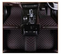 Tapis de Voiture Tapis De Sol Voiture pour Nissan pour Versa pour Note 2014~2016 pour E12 Coussinets Anti-salissures Ensemble Complet Rubber Heel Pad(RHD Black Red)