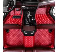 Tapis De Voiture Tapis Sol Cuir pour Voiture, Imperméable, Tous Temps pour Chevy pour Corvette 2021 2022 2023 2024 2025 2026 Tapis Et Moquettes(Rouge)