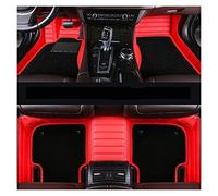 Tapis de Voiture Tapis Sol Voiture Personnalisés pour Hyundai pour Ix35 pour Elantra pour Santa Fe pour Sonate pour Tucson pour Solaris pour Accent Tapis de Sol(Red-Black)