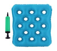 Tapis De Voyage Gonflable - Coussin D’Air Pour Siège - Coussin De Confort Portable Pour Voiture, Bureau, Avion - Support Épais En TPU Avec Pompe Pour Soulager La Pression, Idéal Pour Longs Voyages, Fa