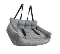 Tapis de voyage réversible pour animal de compagnie - Installation facile en quelques instants - Pas besoin d'outils - Lit de voiture réglable pour chien avec base sécurisée - Tissu polyester idéal