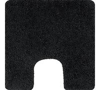 Tapis de WC - Microfibre - Antidérapant - HIGHLAND - 55x55cm - Noir SPIRELLA