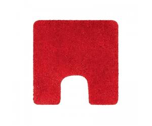 Tapis de WC - Microfibre - Antidérapant - HIGHLAND - 55x55cm - Rouge SPIRELLA