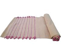 Tapis de yoga 100 % coton bio antidérapant - Respectueux de l'environnement - Tissé à la main - Antidérapant et épais (61 x 72 x 5 mm) - Pour le fitness quotidien à la maison - Confortable et extra