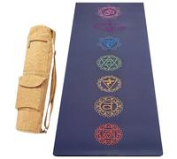 Tapis de yoga 5mm 7 chakras + sac liège