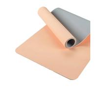 Tapis de yoga antidérapant double face avec sangle for femme et homme, idéal for le, Pilates l'exercice(Gold dust gray3pc)