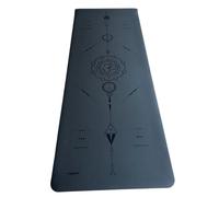 Tapis de yoga antidérapant star om gris