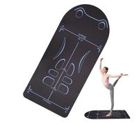 Tapis de yoga antidérapant | Tapis d'exercice | Tapis de fitness Pilates | Coussinet abdominal épais | Coussinets de genoux de 4 mm | Tapis de gymnastique antidérapant pour femmes, hommes, maison
