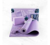 Tapis de yoga avec brique et sangle Myga Violet TU