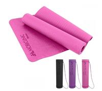 Tapis de Yoga avec Sangle de Transport Mobiclinic 6mm d'épaisseur Antidérapant Écologique Imperméable Fitness Sport Lavable