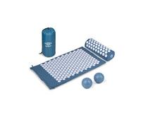 tapis de yoga Bleu Coton H42xl20xL20cm