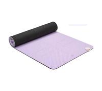 Tapis de yoga chauffant électrique, tapis d'entraînement de yoga d'hiver, température réglable de 10 à 60 ℃, minuterie 1 à 12 heures, tapis de yoga chaud doux et antidérapant en TPE ( Color : Purple )