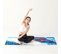 Tapis de yoga chauffant portable Tapis de sol chauffant Coussin chauffant électrique Chauffage infrarouge domestique pour Bikram, Hot Yoga, Ashtanga, Vinyasa, Power(Elk)