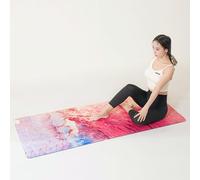 Tapis de yoga chauffant portable Tapis de sol chauffant Coussin chauffant électrique Chauffage infrarouge domestique pour Bikram, Hot Yoga, Ashtanga, Vinyasa, Power(Deer)