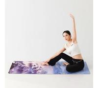 Tapis de yoga chauffant portable Tapis de sol chauffant Coussin chauffant électrique Chauffage infrarouge domestique pour Bikram, Hot Yoga, Ashtanga, Vinyasa, Power(Snow)