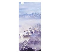 Tapis de yoga chauffant Tapis de yoga chaud antidérapant Tapis de sol chauffant Coussin chauffant électrique infrarouge pour Bikram, Yoga chaud, Ashtanga, Vinyasa, Power(Snow)