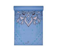 Tapis de Yoga Conçu par Yoga Studio Adhérent | Oeko-Tex Indéchirable Antidérapant | Tapis d'Entraînement Exercice Gym Fitness Mandala Yoga et Pilates | 183 cm x 61 cm x 6 mm (Lotus Star Mineral)