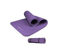 Tapis de yoga, de gym, d'exercices 180 x 60 x 1 cm + sangle de transport - Violet -