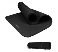 Vivezen - Tapis de yoga, de gym, d'exercices 186 x 120 x 1 cm + sangle de transport - Plusieurs coloris