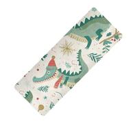 Tapis de yoga de voyage antidérapant Motif alligator Ivoire 1 mm d'épaisseur 1 mm avec sac de yoga pour tapis tapete para ejercicio 180,3 x 66 cm