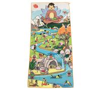 Tapis de yoga découverte enfant Peda Yoga Multicolore 130x60 cm