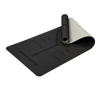 Tapis de Yoga DF SPORTS antidérapant 183x61x0.6cm avec housse - Modèle Nirvana - Noir