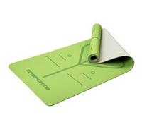 Tapis de Yoga DF SPORTS antidérapant 183x61x0.6cm avec housse - Modèle Nirvana - Vert Vert G