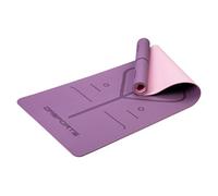 Tapis de Yoga DF SPORTS antidérapant 183x61x0.6cm avec housse - Modèle Nirvana - Violet